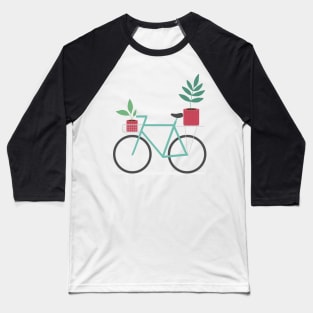 Plants on bicycle Baseball T-Shirt